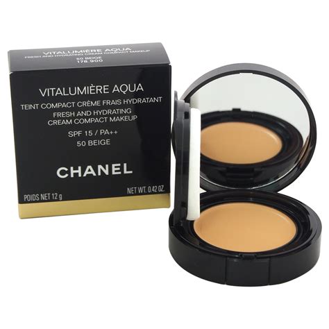 chanel vitalumiere aqua cream compact|chanel vitalumiere aqua 10 beige.